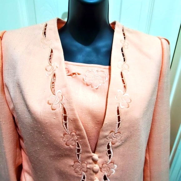 Vintage 80s Sasson 3PC Business Suit, Size 14/15 - Picture 4 of 16